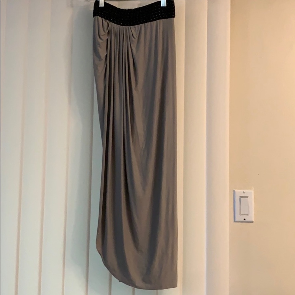 Belted maxi shirt